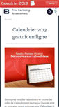 Mobile Screenshot of calendrier2013.net